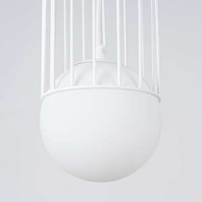 Sollux Lighting Brina lampa wisząca 1x8 W biała SL.1331