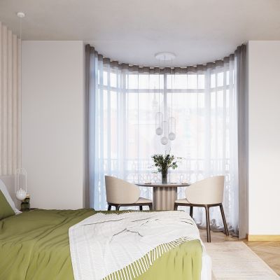 Sollux Lighting Brina lampa wisząca 1x8 W biała SL.1331