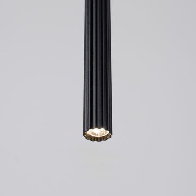 Sollux Lighting Arche lampa wisząca 1x8 W czarna SL.1338