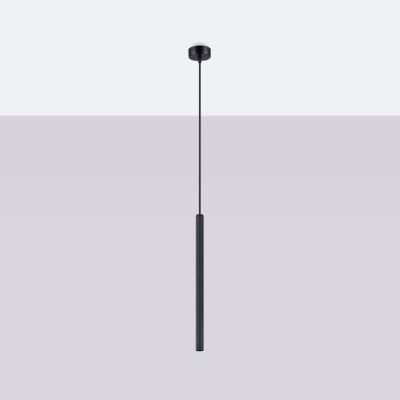 Sollux Lighting Arche lampa wisząca 1x8 W czarna SL.1338