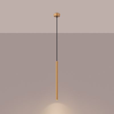 Sollux Lighting Arche lampa wisząca 1x8 W złota SL.1339