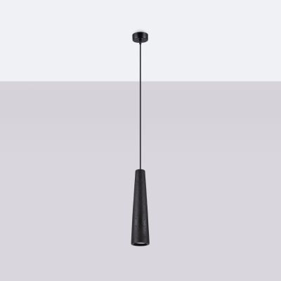 Sollux Lighting Electra lampa wisząca 1x10 W czarna SL.1355