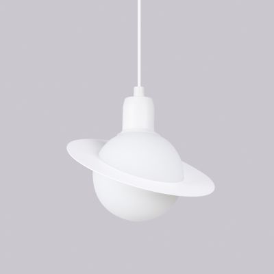Sollux Lighting Hyperion lampa wisząca 1x8 W biała SL.1356