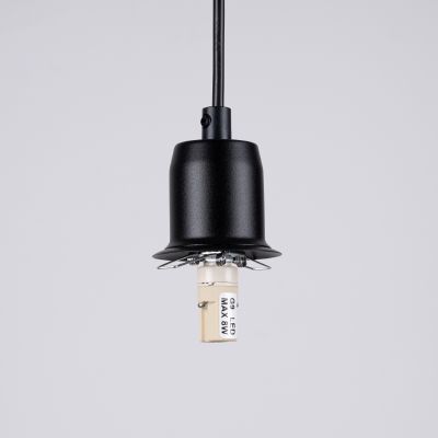 Sollux Lighting Hyperion lampa wisząca 1x8 W biała-czarna SL.1358