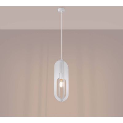 Sollux Lighting Nicus lampa wisząca 1x15 W biała SL.1360