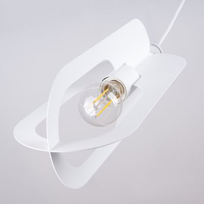 Sollux Lighting Nicus lampa wisząca 1x15 W biała SL.1360