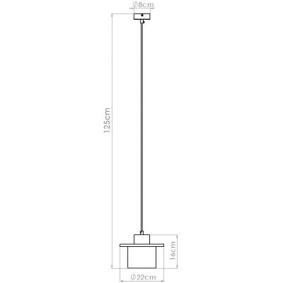Sollux Lighting Mab lampa wisząca 1x15 W szary/popielaty SL.1363