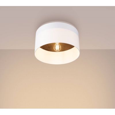 Sollux Lighting Telesto lampa podsufitowa 1x15 W biała- jasny brąz SL.1393