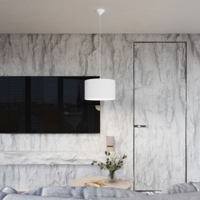 Sollux Lighting Nova lampa wisząca 1x15 W biała SL.1403