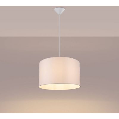 Sollux Lighting Nova lampa wisząca 1x15 W biała SL.1404