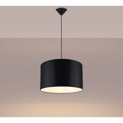 Sollux Lighting Nova lampa wisząca 1x15 W czarna SL.1406