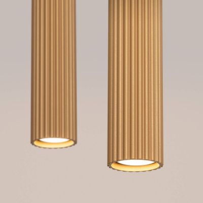 Sollux Lighting Karbon lampa wisząca 2x10 W złota SL.1555