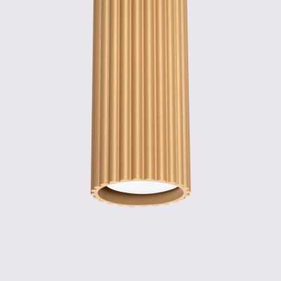 Sollux Lighting Karbon lampa wisząca 3x10 W złota SL.1556