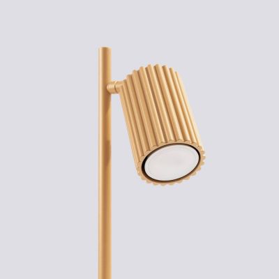 Sollux Lighting Karbon lampa biurkowa 1x10 W złota SL.1567