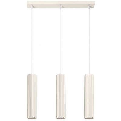 Sollux Lighting Karbon lampa wisząca 3x10 W beżowa SL.1594
