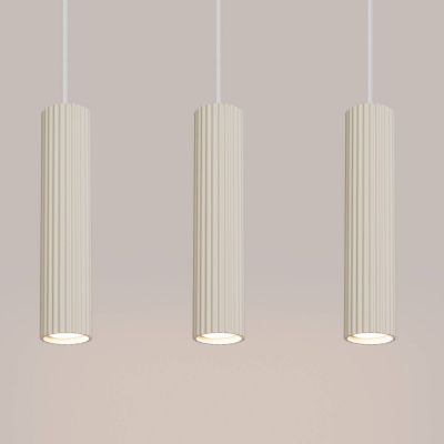 Sollux Lighting Karbon lampa wisząca 3x10 W beżowa SL.1594