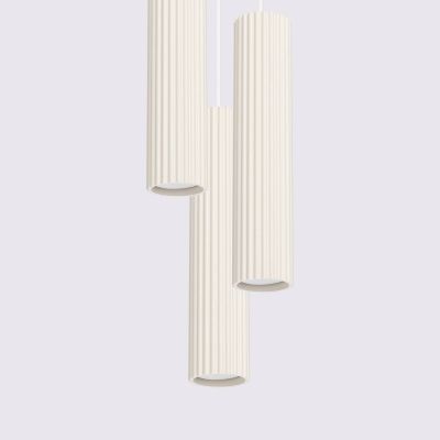 Sollux Lighting Karbon lampa wisząca 3x10 W beżowa SL.1595