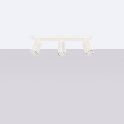 Sollux Lighting Karbon lampa podsufitowa 3x10 W beżowa SL.1600