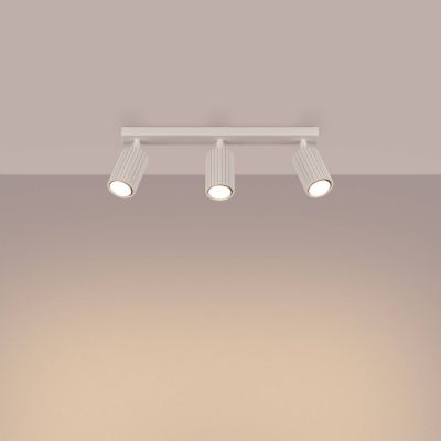 Sollux Lighting Karbon lampa podsufitowa 3x10 W beżowa SL.1600