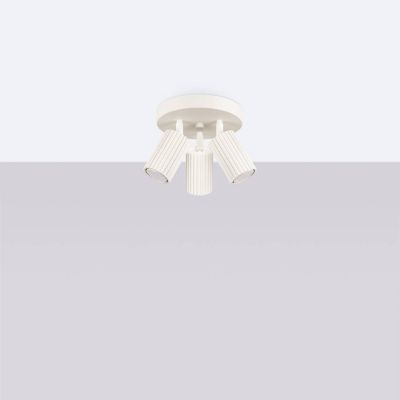 Sollux Lighting Karbon lampa podsufitowa 3x10 W beżowa SL.1601