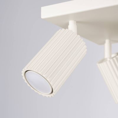 Sollux Lighting Karbon lampa podsufitowa 4x10 W beżowa SL.1602