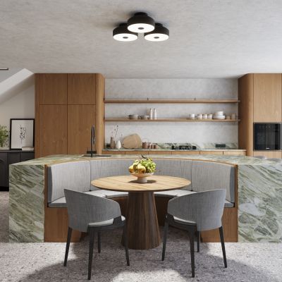 Sollux Lighting Omiq plafon 4x15 W czarny SL.1678