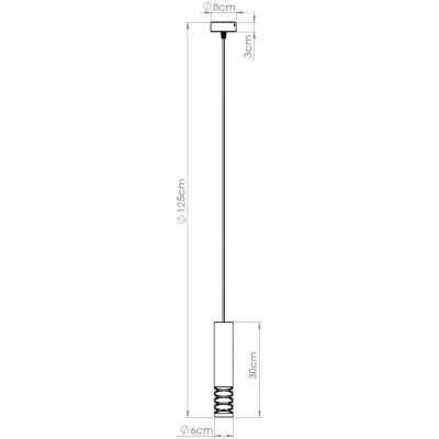Sollux Lighting Lami lampa wisząca 1x10 W biała SL.1686