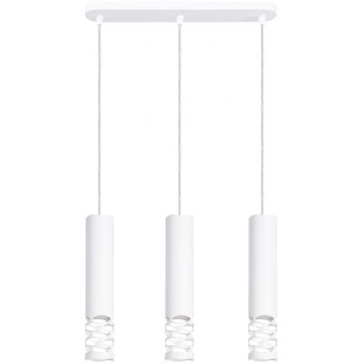Sollux Lighting Liro lampa wisząca 3x10 W biała SL.1693
