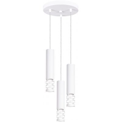 Sollux Lighting Liro lampa wisząca 3x10 W biała SL.1694