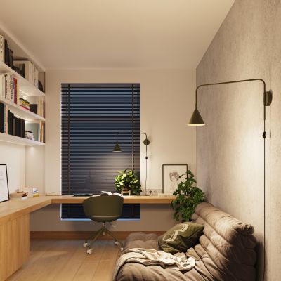 Sollux Lighting Nox kinkiet 1x10 W zielony SL.1700