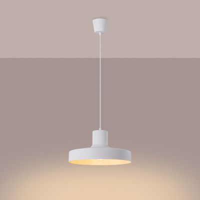 Sollux Lighting Bilo lampa wisząca 1x15 W biała SL.1702