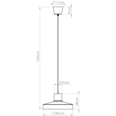 Sollux Lighting Bilo lampa wisząca 1x15 W biała SL.1702