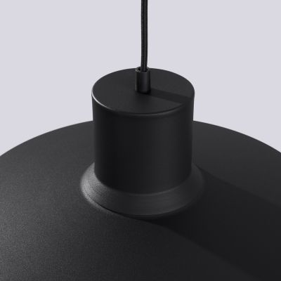 Sollux Lighting Bilo lampa wisząca 1x15 W czarna SL.1703