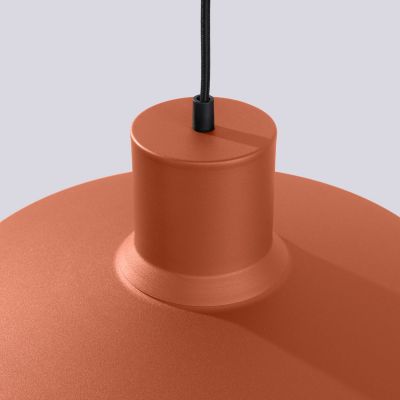 Sollux Lighting Bilo lampa wisząca 1x15 W czerwona SL.1706