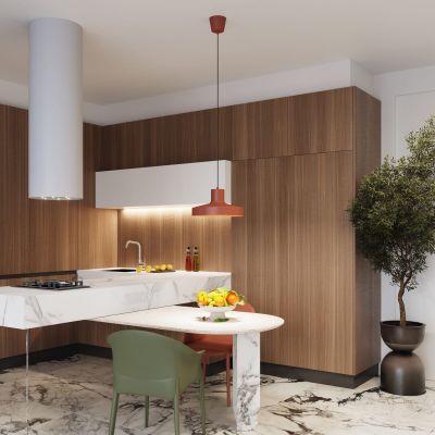 Sollux Lighting Bilo lampa wisząca 1x15 W czerwona SL.1706