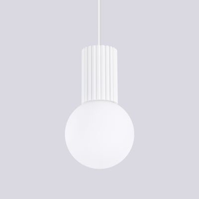 Sollux Lighting Halo lampa wisząca 1x8 W biała SL.1709