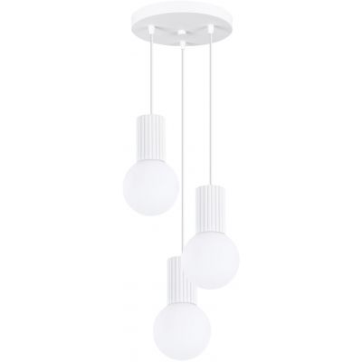 Sollux Lighting Halo lampa wisząca 3x8 W biała SL.1710