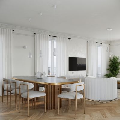 Sollux Lighting Halo lampa wisząca 3x8 W biała SL.1710