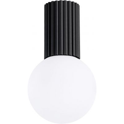 Sollux Lighting Halo lampa podsufitowa 1x8 W biała-czarna SL.1713