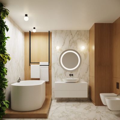 Sollux Lighting Halo lampa podsufitowa 1x8 W biała-czarna SL.1713