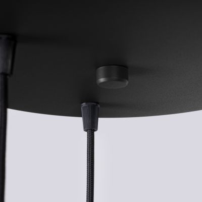 Sollux Lighting Halo lampa wisząca 3x8 W biała-czarna SL.1715