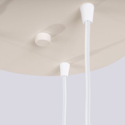 Sollux Lighting Halo lampa wisząca 3x8 W biała-beżowa SL.1720