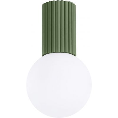 Sollux Lighting Halo lampa podsufitowa 1x8 W biała-zielona SL.1723