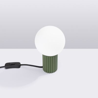 Sollux Lighting Halo lampa biurkowa 1x8 W biała-zielona SL.1726