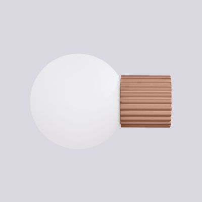 Sollux Lighting Halo kinkiet 1x8 W biały/mocca SL.1732