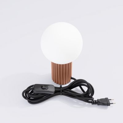 Sollux Lighting Halo lampa biurkowa 1x8 W biała/mocca SL.1736