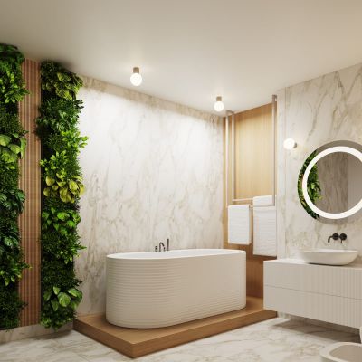 Sollux Lighting Halo kinkiet 1x8 W biały/taupe SL.1742