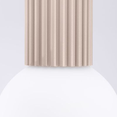 Sollux Lighting Halo lampa podsufitowa 1x8 W biała-taupe SL.1743