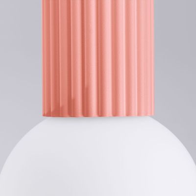 Sollux Lighting Halo lampa podsufitowa 1x8 W biała/brzoskwiniowy SL.1753