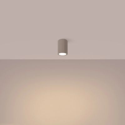 Sollux Lighting Karbon lampa podsufitowa 1x10 W kaszmirowa SL.1758